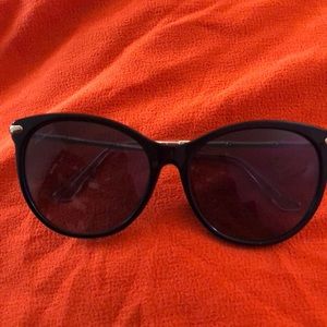 BLACK HAVANA GOLD GUCCI SUNGLASSES